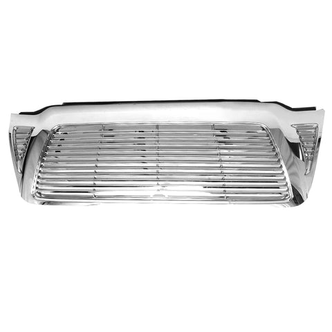 05-11 Toyota Tacoma Front Upper Hood Grille Chrome ABS