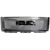 07-13 GMC Sierra 1500 Light Duty Upper Front Denali Round Hole Grille