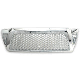 05-11 Toyota Tacoma Chrome Mesh Front Bumper Hood Grill Grille ABS