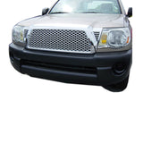 05-11 Toyota Tacoma Chrome Mesh Front Bumper Hood Grill Grille ABS