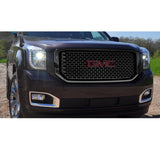 15-18 GMC Yukon Denali Style Front Upper Grille Replacement Gloss Black ABS
