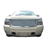 07-14 Chevy Tahoe Suburban Avalanche Mesh Chrome Hood Grille