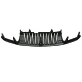 02-04 Nissan Xterra Vertical Front Bumper Black Hood Grille ABS