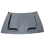 08-20 Dodge Challenger Hellcat Style Hood Black - Aluminum