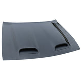 08-20 Dodge Challenger Hellcat Style Hood Black - Aluminum