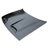 08-20 Dodge Challenger Hellcat Style Hood Black - Aluminum