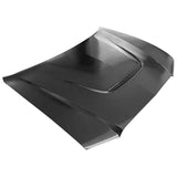 11-14 Dodge Charger SRT 392 Style Hood Replacement One Scoop - Aluminum Black