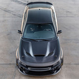 15-20 Dodge Charger SRT Style Hood Scoop Vent Black - Aluminum