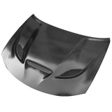 15-20 Dodge Charger SRT Style Hood Scoop Vent Black - Aluminum