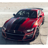 15-17 Ford Mustang 2Dr GT500 Style Aluminum Front Hood - Black