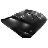 15-17 Ford Mustang 2Dr GT500 Style Aluminum Front Hood - Black