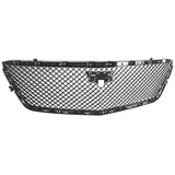 19-20 Cadillac CT6 Front Bumper Grill Grille Hood V Style ABS - Gloss Black