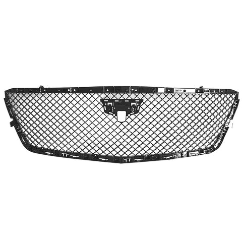 19-20 Cadillac CT6 Front Bumper Grill Grille Hood V Style ABS - Gloss Black