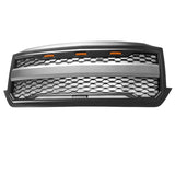 16-18 Chevy Silverado 1500 Front Bumper Hood Mesh Grille - Matte Black