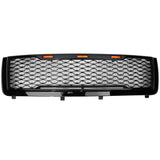 11-14 Chevy Silverado 2500 3500 HD Front Bumper Hood Grille - Gloss Black