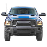 15-18 Dodge Ram 1500 Rebel Front Hood Grille Guard - Gloss Black