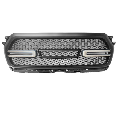 19-22 Dodge Ram 1500 LED DRL Grille w/ Switchback Turn Signal - Matte Black