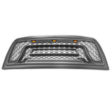 10-18 Dodge Ram 2500 3500 Front Grille Guard w/ Signal Light Matte Black
