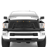 10-18 Dodge Ram 2500 3500 Front Grille Guard w/ Signal Light Matte Black