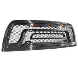 10-18 Dodge Ram 2500 3500 Front Grille Guard w/ Signal Light Gloss Black