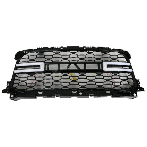 19-20 Ram 2500 3500 Upper Grille w/ DRL Switchback Turn Signal - Gloss Black
