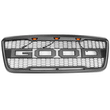 04-08 Ford F-150 Raptor Style Front Bumper Hood Grille Matte Black