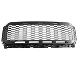 21+ Ford F-150 Front Bumper Hood Grill Grille ABS Raptor Style - Matte Black
