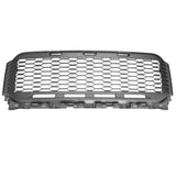 21+ Ford F-150 Front Mesh Bumper Hood Grill Grille ABS Raptor Style - Gray