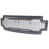17-19 Ford F250 F350 Super Duty LED Honeycomb Mesh Front Bumper Grille - ABS
