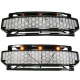 20-22 Ford F250 F350 F450 Super Duty Raptor Front Bumper Grille - Gloss Black