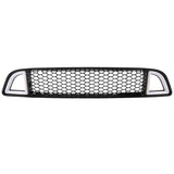 13-14 Ford Mustang Non-Shelby Front Bumper Upper LED Grille Black