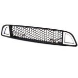 13-14 Ford Mustang Non-Shelby Front Bumper Upper LED Grille Black