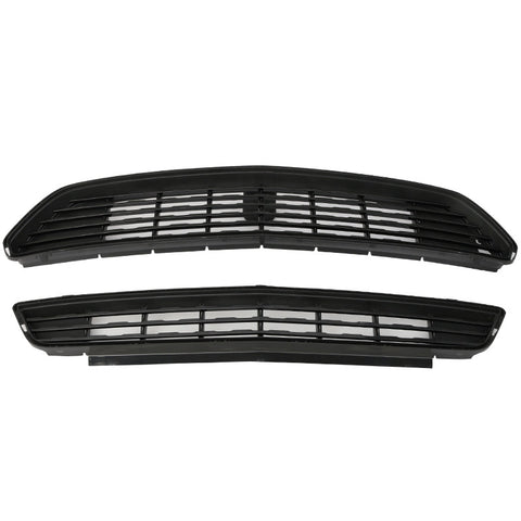 15-17 Ford Mustang GT/CS CA Special Front Upper And Lower Grille (Black)