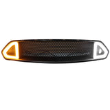 18-20 Ford Mustang Upper Grille with DRL Yellow Turn Signal Smoke LED Light