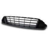 18-19 Ford Mustang Front Upper Grid Grille Matte Black - ABS