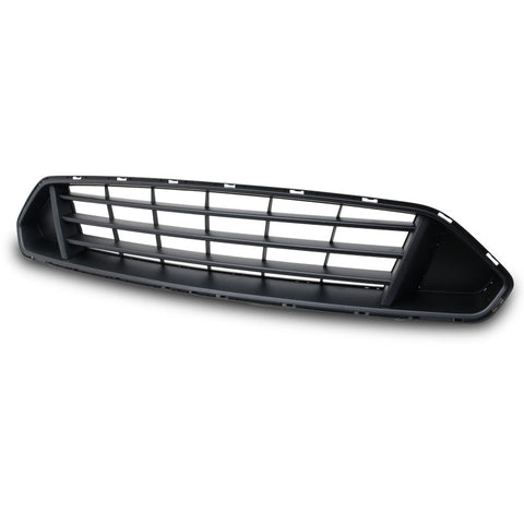 18-19 Ford Mustang Front Upper Grid Grille Matte Black - ABS