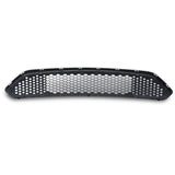 18-19 Ford Mustang Front Upper Mesh Grille Glossy Black - ABS