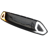 18-19 Ford Mustang Front Bumper Hood Grille w/ DRL LED Smoke Lens - ABS