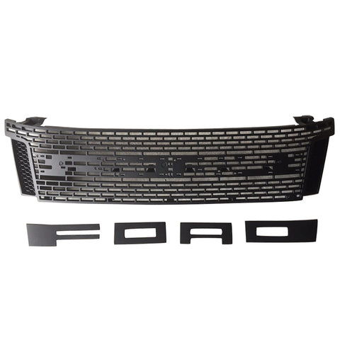 12-14  Ford Ranger Euro Style Matt black Grille