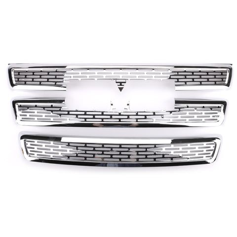 10-15 GMC Terrain Tape On Grille Overlay 3 Bar Front Grill Cover Chrome