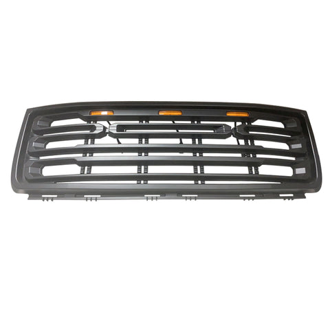 07-13 GMC Sierra 1500 Front Bumper Hood Grille Matte Black