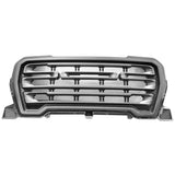 19-20 GMC Sierra 1500 Front Bumper Hood Grille Matte Black