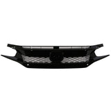 16-18 Honda Civic Type R Style Front Bumper Grille Grill - ABS