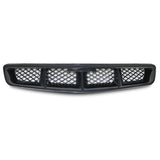 99-00 Honda Civic Mugen Style Black Mesh ABS Front Hood Grille