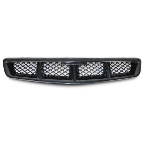 99-00 Honda Civic Mugen Style Black Mesh ABS Front Hood Grille