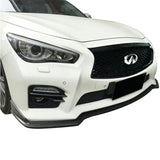 14-17 Infiniti Q50 Sedan Eau Rouge Concept Mesh Grille in Glossy Black