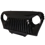 97-06 Jeep Wrangler TJ V2 Top Fire Style Grille Gloss Black