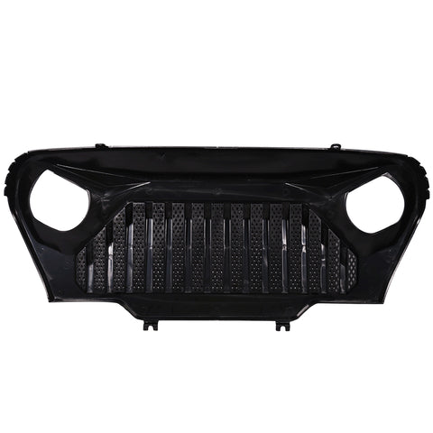 97-06 Jeep Wrangler TJ V2 Top Fire Style Grille Gloss Black