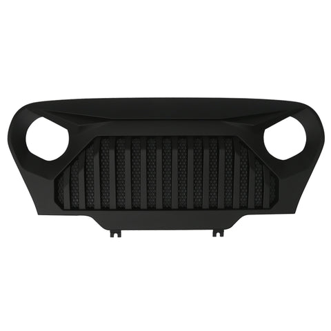 97-06 Wrangler TJ Topfire Monster Front Hood Matte ABS Mesh Grill