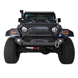 97-06 Wrangler TJ Topfire Monster Front Hood Matte ABS Mesh Grill